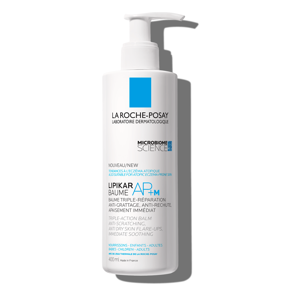 LA ROCHE-POSAY – Lipikar Baume AP+M Baume Triple-Réparation – 400ml